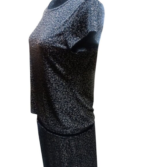 Vintage-Inspired 2pc – Briggs NY Paisley Maxi Skirt (XL) + Stretch Top (M) Boho - Picture 7 of 7